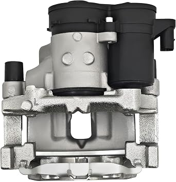 Rear Brake Caliper Assembly w/Bracket Fit for Mercedes-Benz C43 C63 C450 AMG C350e C400 2008-2023 2.0L/3.0L/4.0L/6.3L, Left Driver Side Back Brake Actuator Motor Replaces# 2054230381 A2054230381