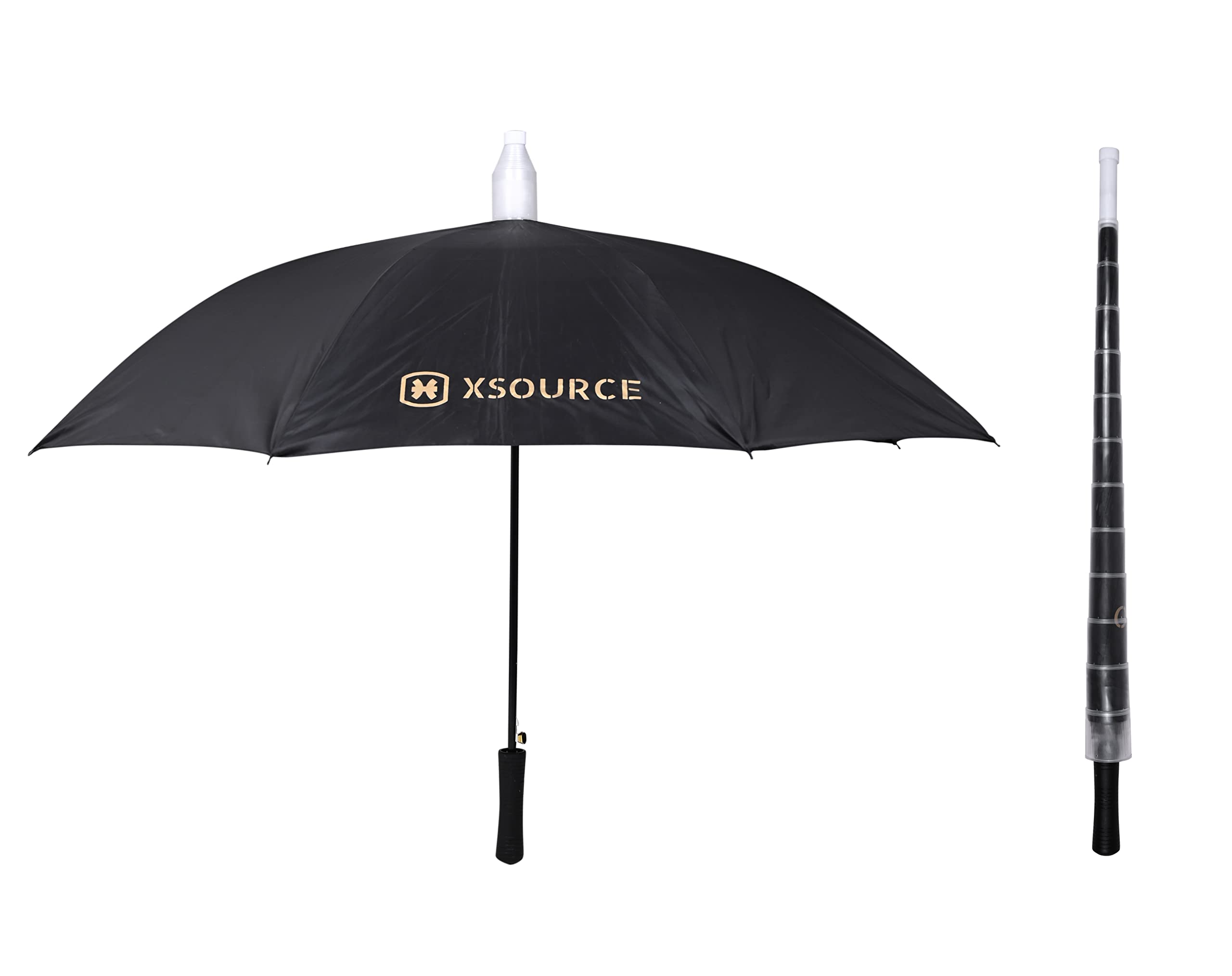 Kargil Cup Umbrella with Built-in Water Collection Drip Cup Large Windproof Heavy Duty Semi-Automatic Rain Shield Waterproof UV Protection Travel Parasol for Men & Women-image-32