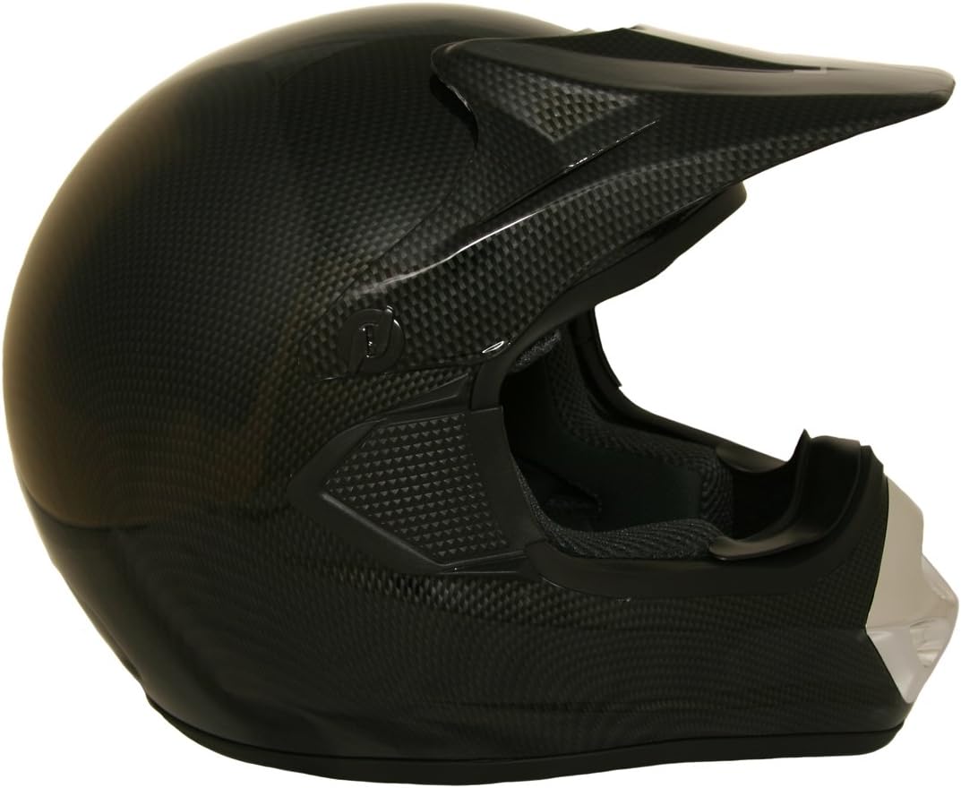Lunatic, L-2004CF-15, ATV/MX Helmet - Carbon Fiber Look - Large