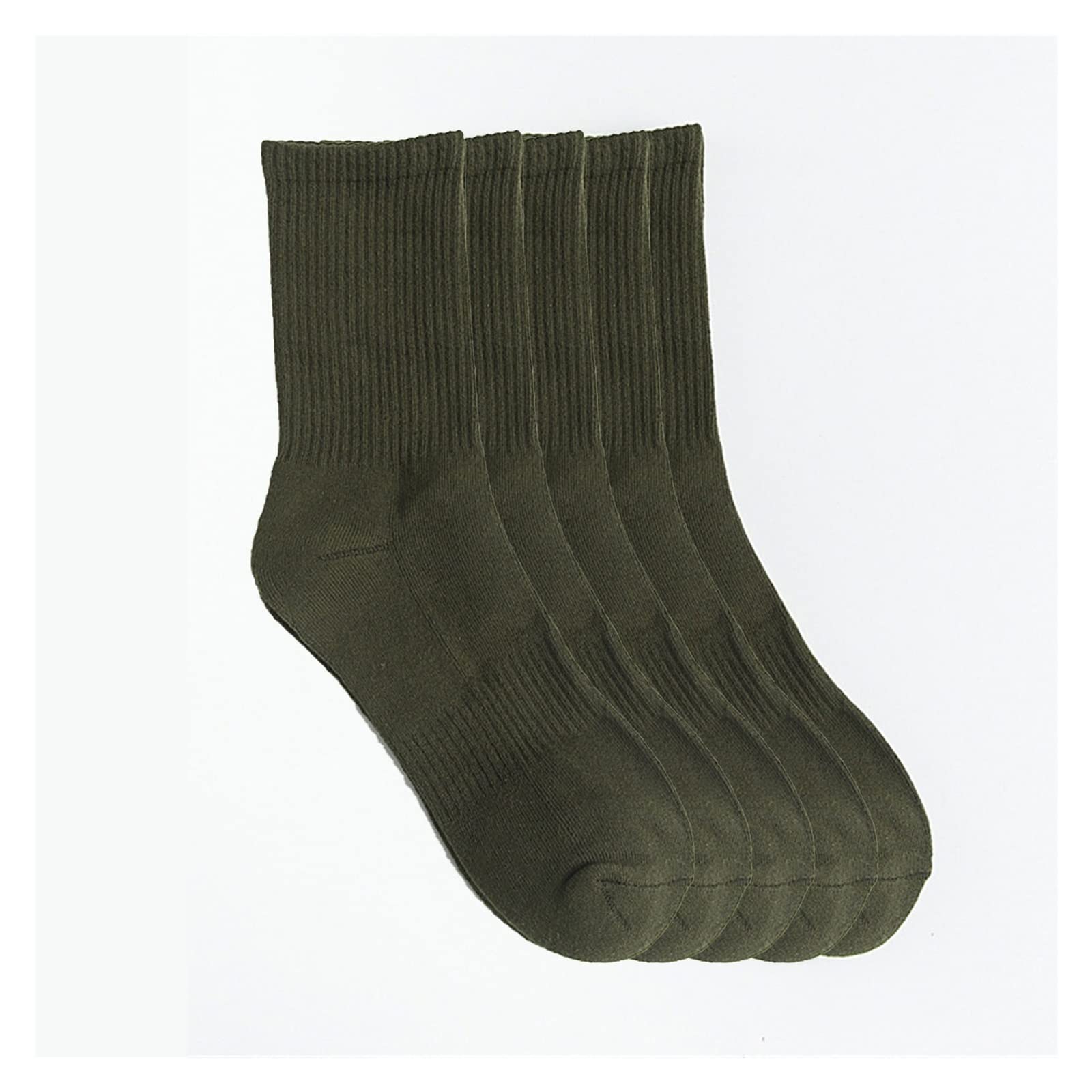 Calzini per Uomini Cotone Sport Equipaggio Calzini Atletici (5 Paia/Lotto) US 7.5-12 (Color : 3, Size : US(7.5-12) EU(40-45))