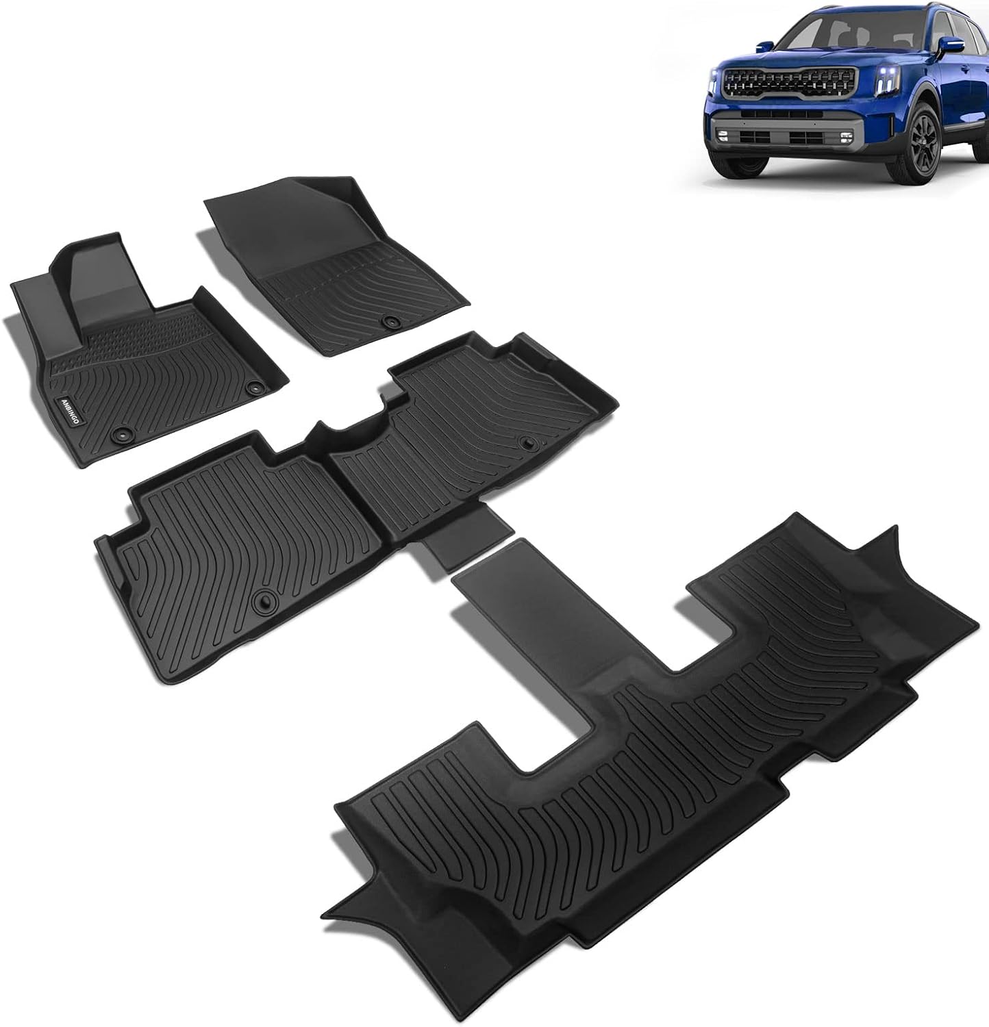 ANBINGO Floor Mats Custom for 2020 2021 2022 2023 Kia