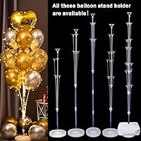 Vista 2 de Bolsa de agua pesada para soporte de columna de globos y kit de arco de globos, accesorios de torre de globos altos, paquete de agua cuadrado