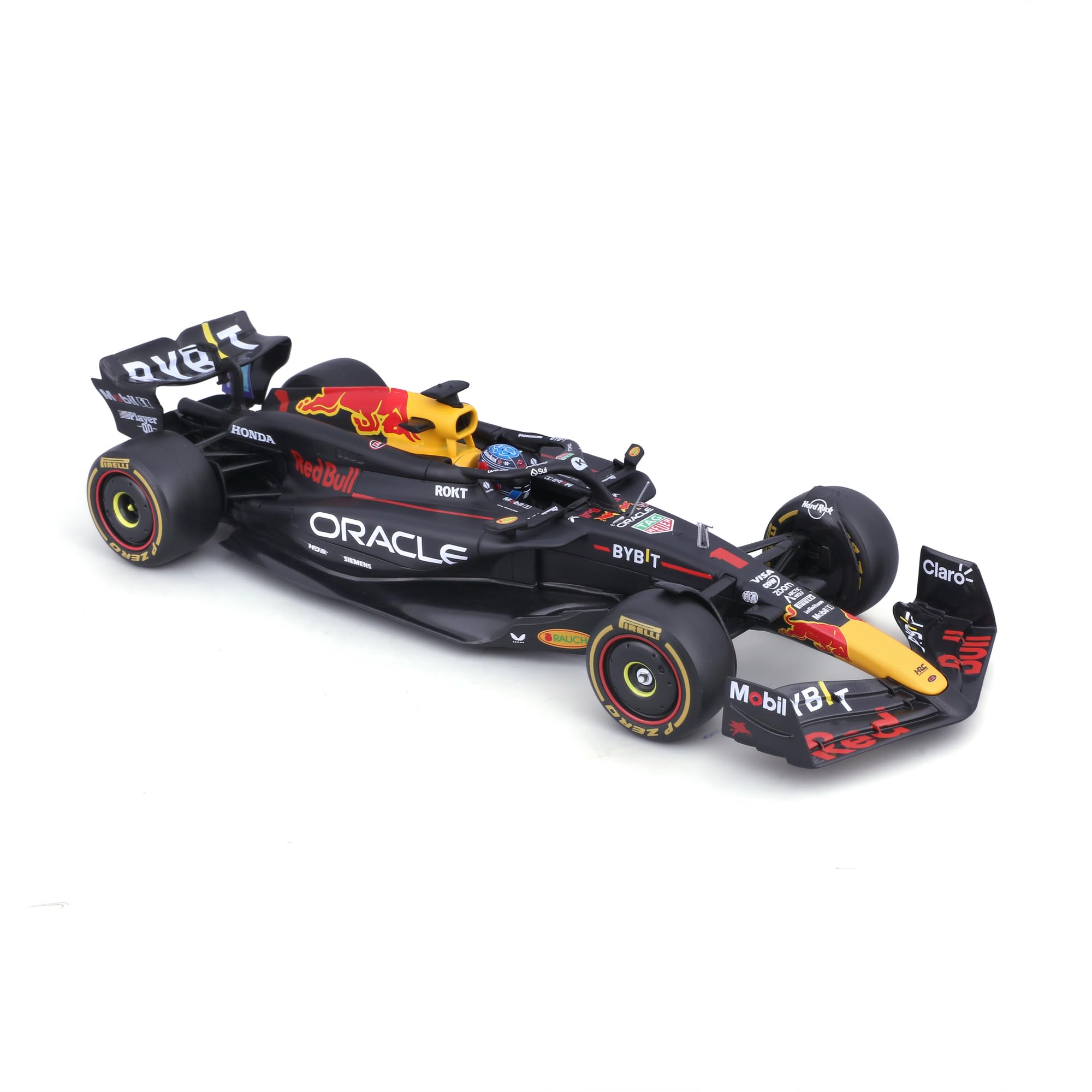 Bburago 1:24 Scale Oracle Red Bull Racing RB20 2024 Die-Cast Model Kit – Max Verstappen #1 | Official Red Bull Racing Licensed | 43-Piece Build-It-Yourself Kit | F1 Champion's Car Replica