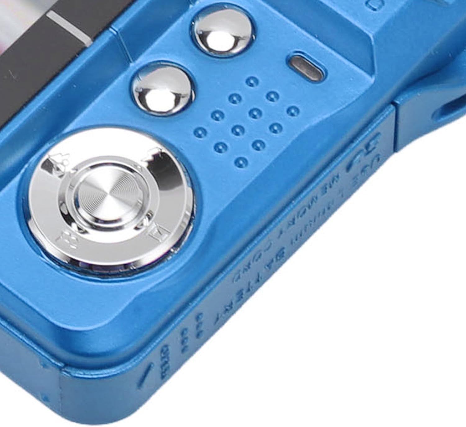 4K Digital Camera 48MP HD 2.7 Inch Screen 8X Zoom Autofocus Beauty Anti Shake, Travel Camera for Teens Kids (Blue)