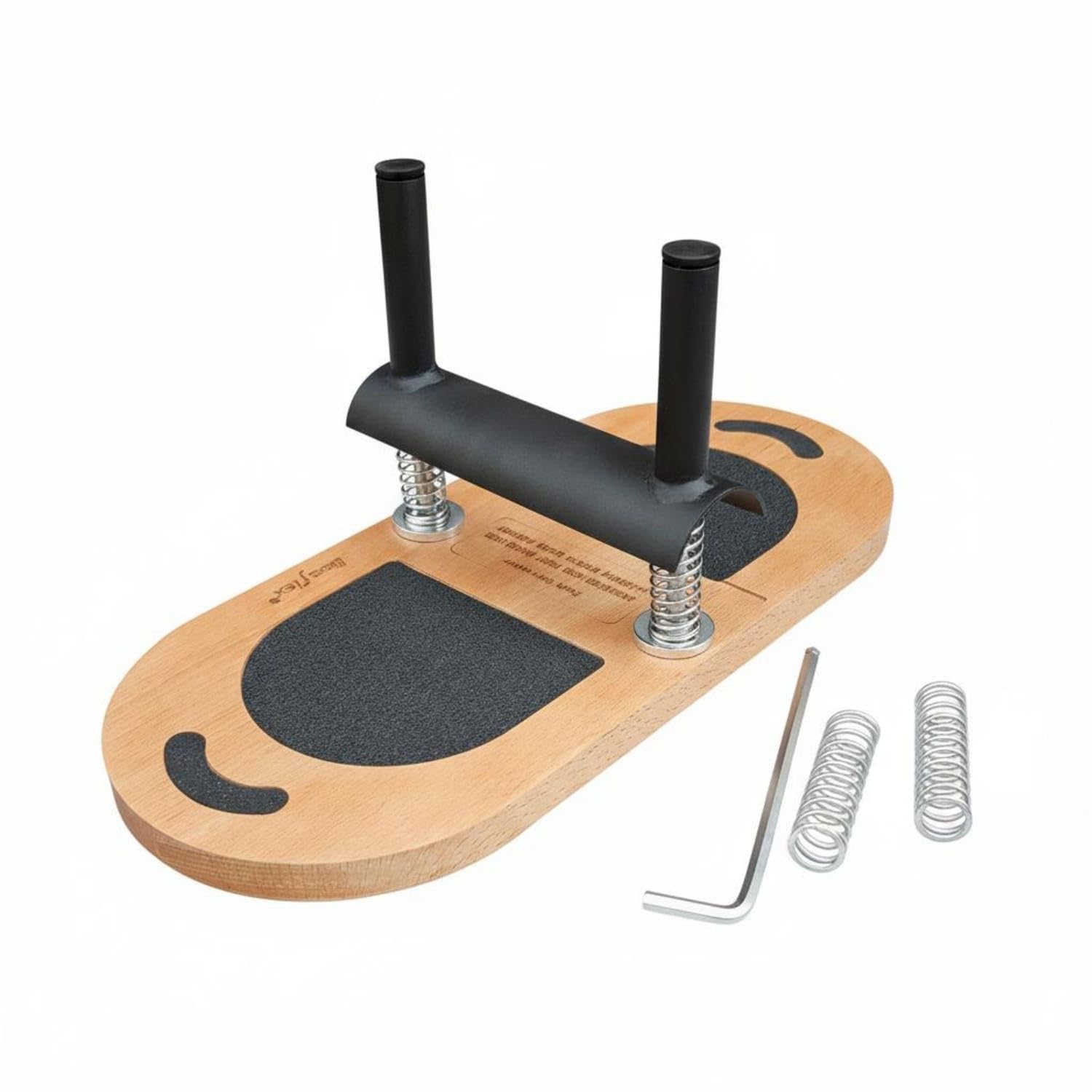 Beech Wood Pilates Foot Corrector Padded Foot Arch Exerciser Metal Springs Toe Strengthener Grip Pads, Pilates Foot-image-28