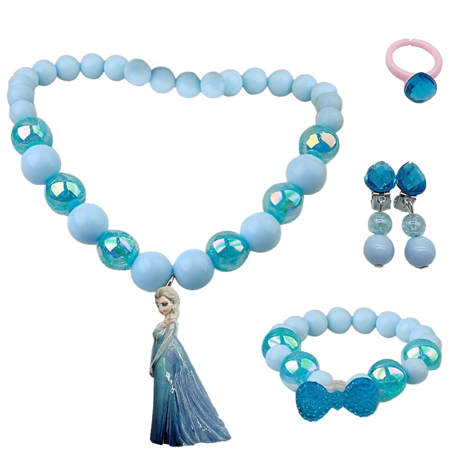 See full amazon price history chart for SYGA Childrens Cartoon Necklace Spot Jewelry Beads Necklace Bracelet Ring Earrings 5Pcs Set For Kids, Girl, Gift, Party (Blue Bead) SYGA Childrens Cartoon Necklace Spot Jewelry Beads Necklace Bracelet Ring Earrings 5Pcs Set For Kids, Girl, Gift, Party (Blue Bead) (B0B773R6QC) Amazon Price History, Amazon Price Tracker