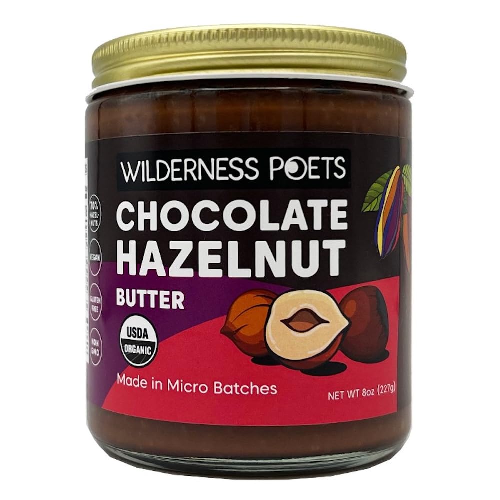 Wilderness Poets Organic Chocolate Hazelnut Butter