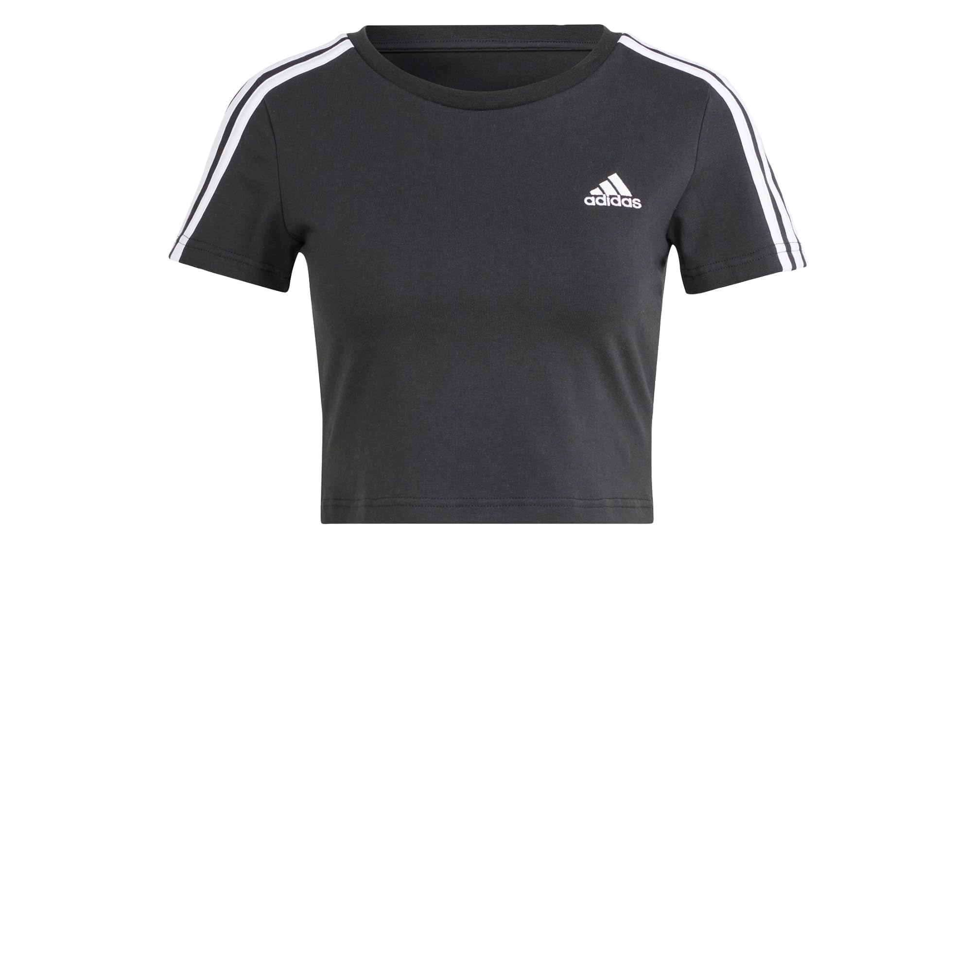 adidas adidas Essentials 3-Stripes Crop tee Camiseta de Manga Corta Mujer (Pack de 1)