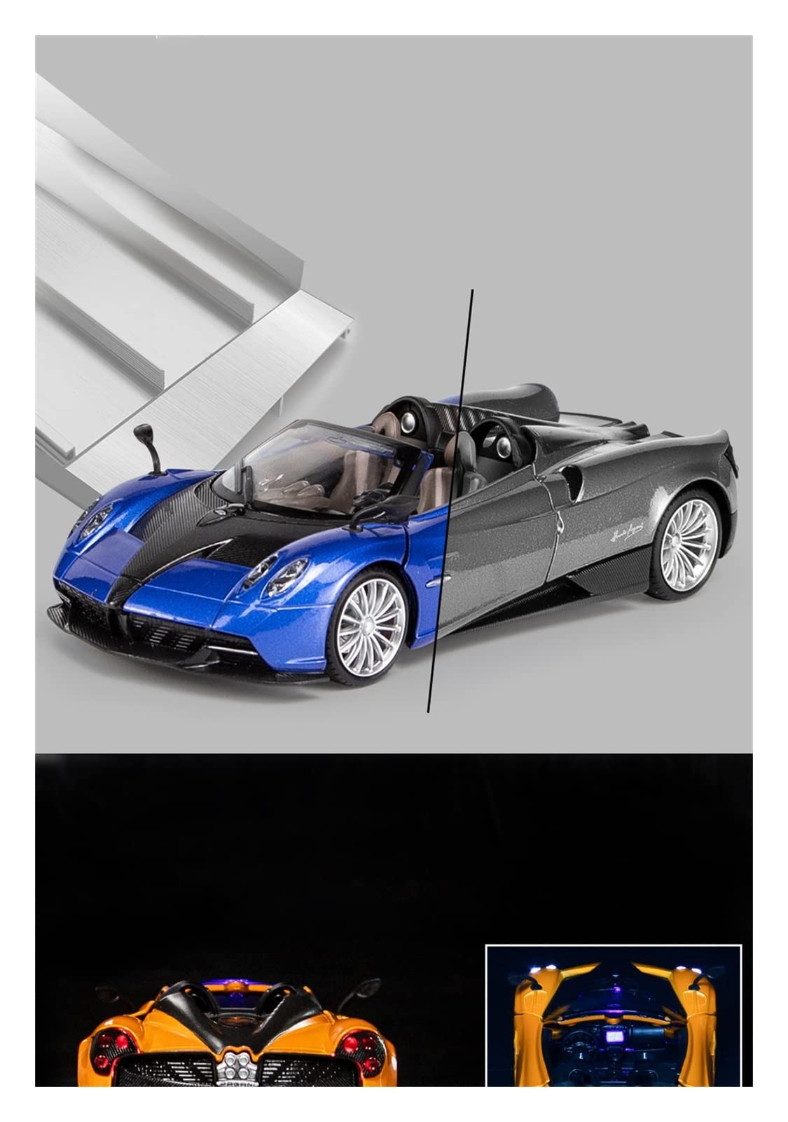 Amazon.co.jp: ミニカー スケールモデルカー 1/24 パガーニ ウアイラ 