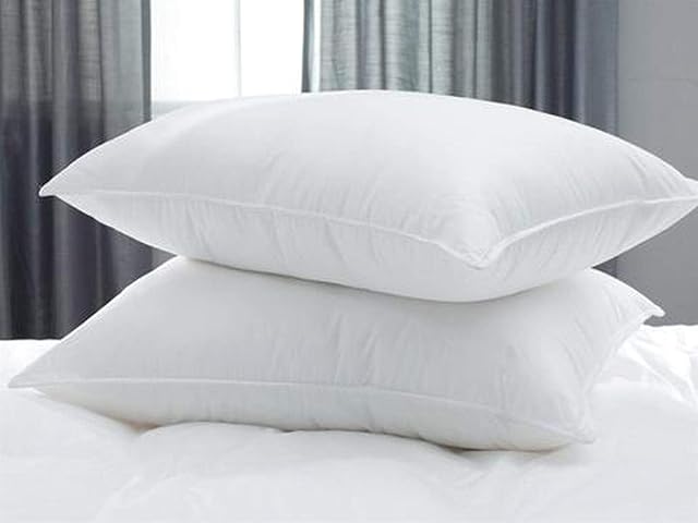 Value Comfort Home PAIR of Luxury Ultra BOUNCE BACK Spiral Hypo-Allergenic Fibre Pillows