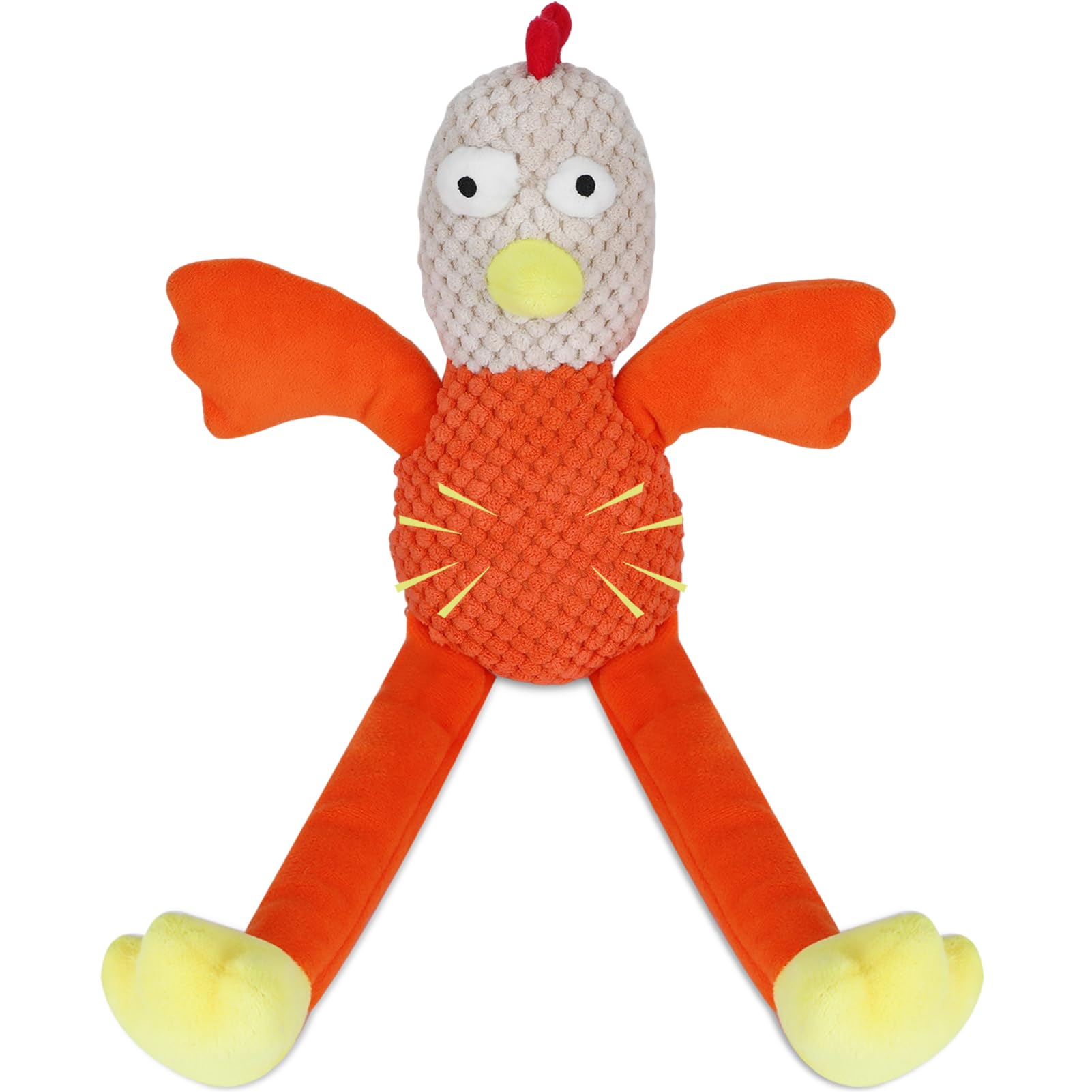 Squeaky Large Dog Toys with Crinkle Paper, Interactive Puppy Toys, Tough Dog Pull Toy, Tug of War Dog Chew Toys for Small,...