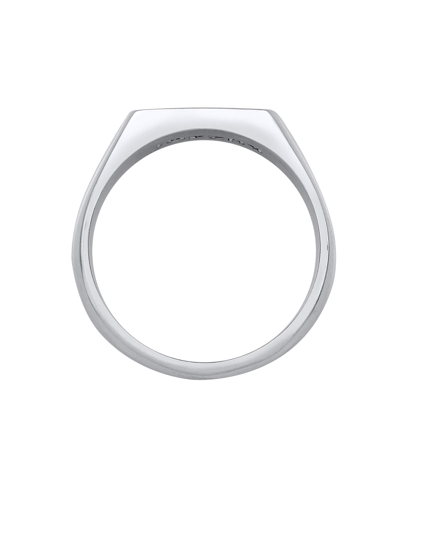 Kuzzoi Anillo para hombre de plata de ley 925 maciza de 14 mm de ancho, diseño de flechas oxidadas negras con grabado, talla 60-66, 0601990719