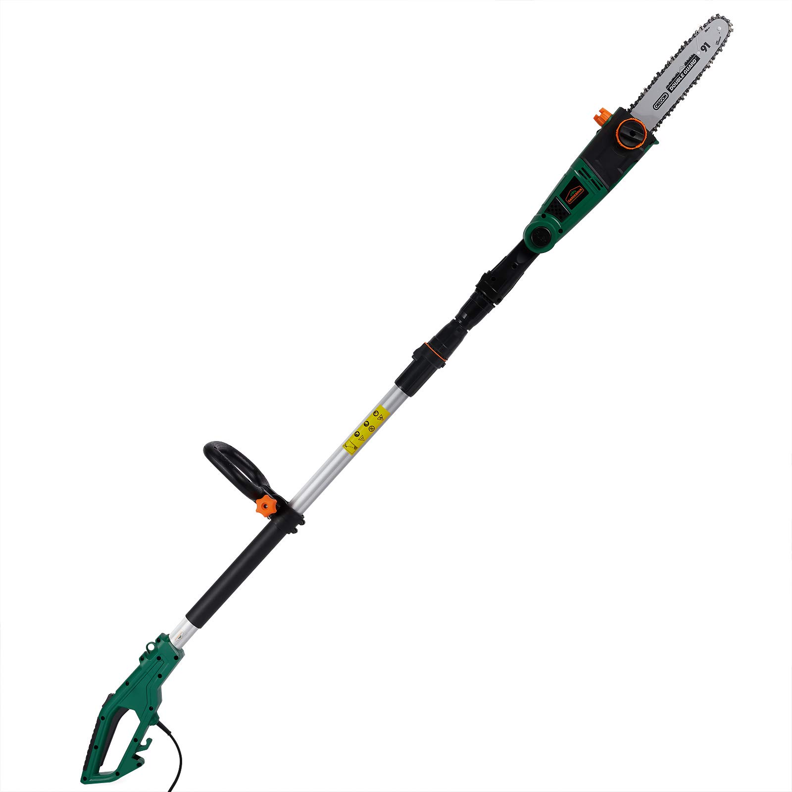 GARDEBRUK® Hochentaster ASX 900 750 W ergonomischer Griff 26 cm Schwertlänge verstellbar Teleskop Astsäge Kettensäge