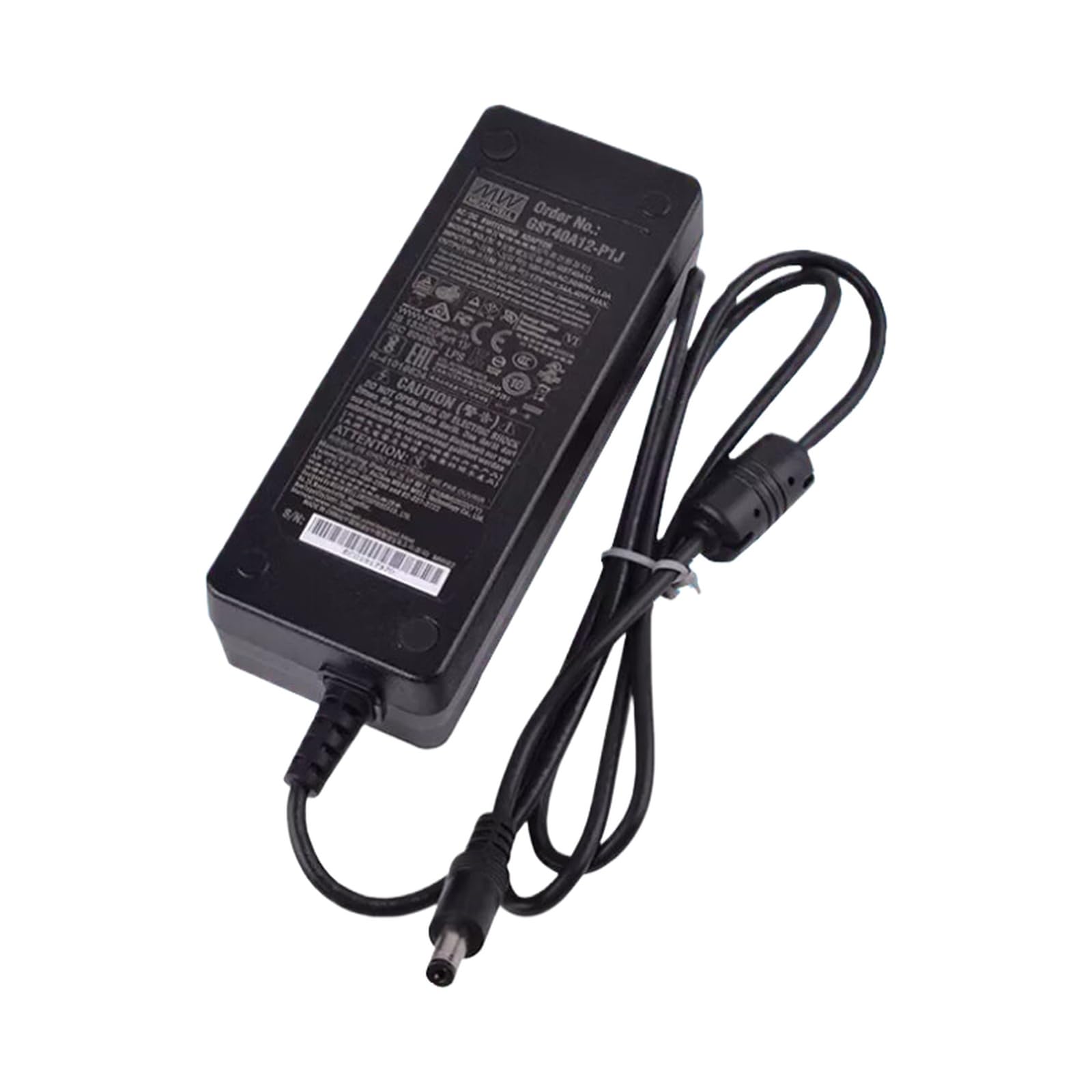 GST40A12-P1J 12V 3.33A Single Output Green Desktop Adapter 40W for Industrial Electronics