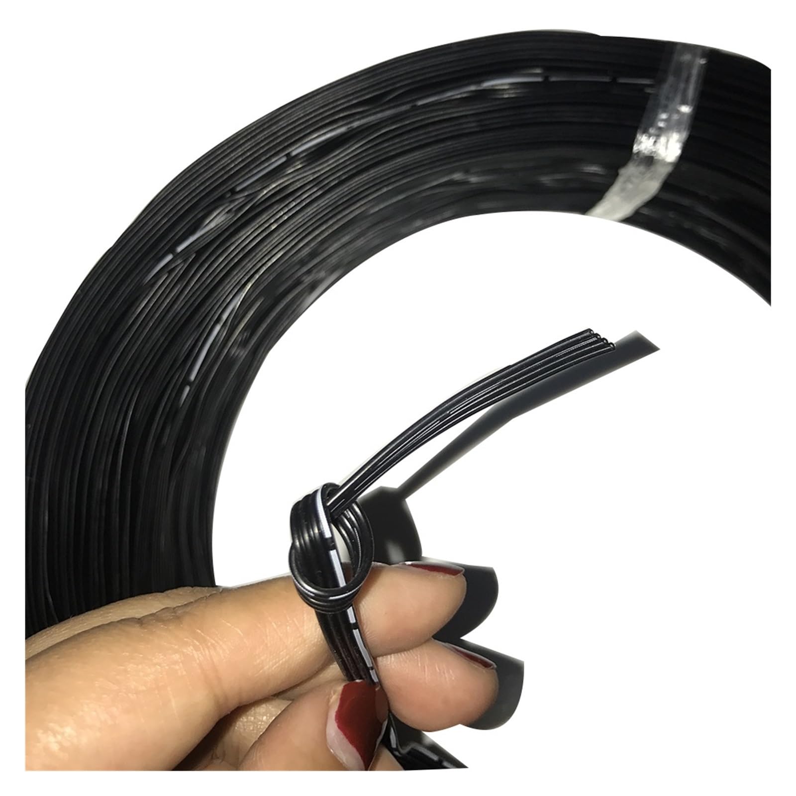 Cable eléctrico resistente a altas temperaturas, Cable de alimentación del monitor alambre silicón 28AWG 2-6 Pin 5/10 metros(10m,28AWG 3Pin)
