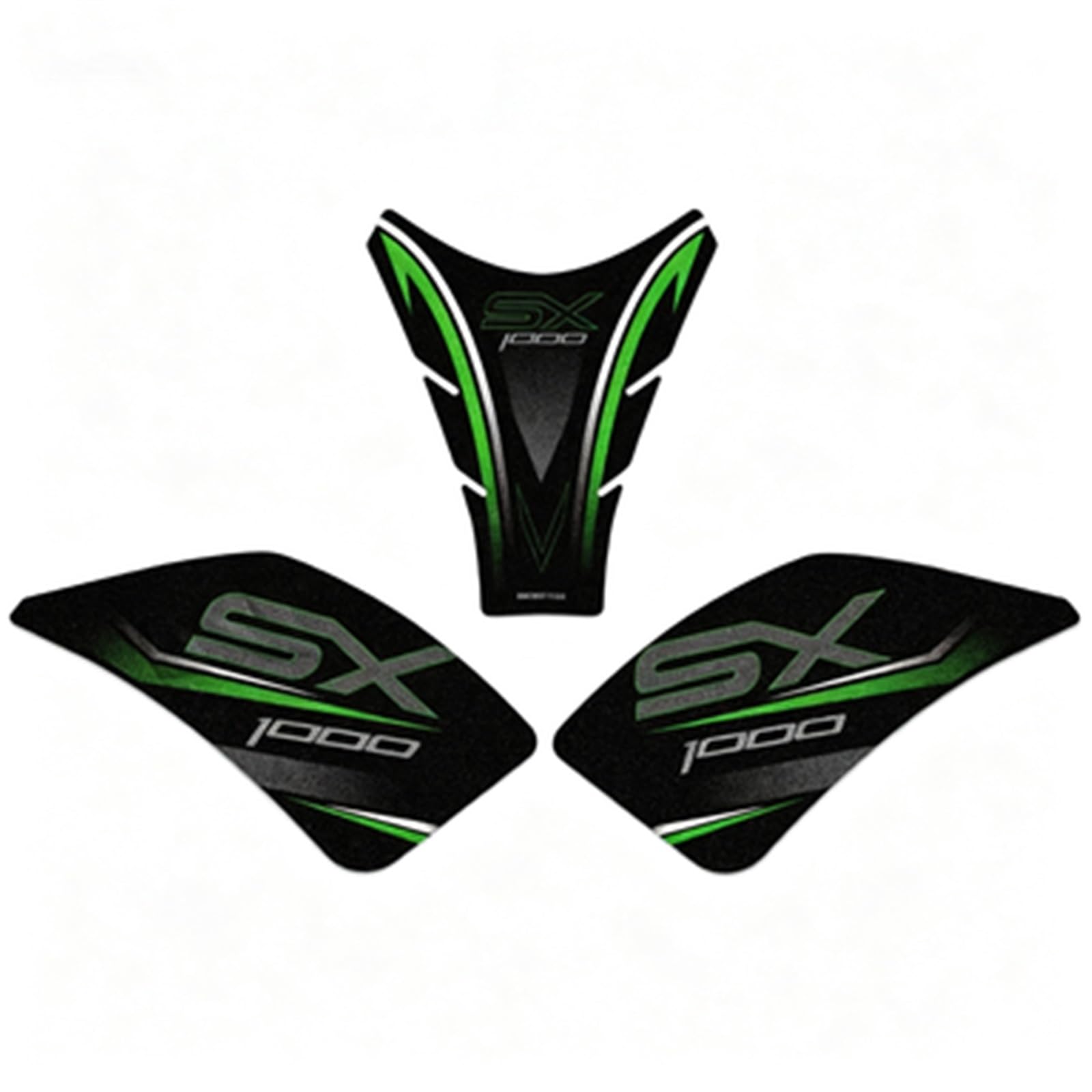 Motorcycle Tank Pad Sticker Gas Knee Grip Anti-Slip Protection Decal for Ninja 1000SX for Z 2017-2024 2023 Streetfighter(Color5)
