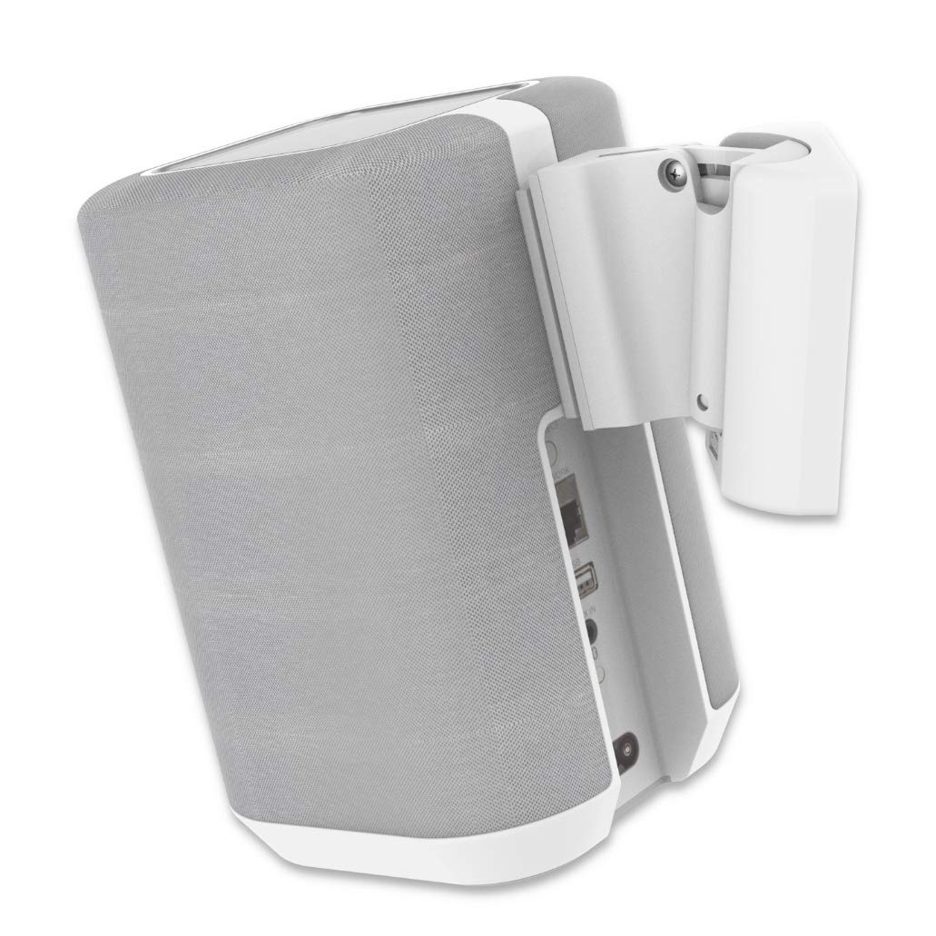 Cavus CMDH150W Support mural pivotant et inclinable pour haut-parleur intelligent Denon Home 150 - Facile à suspendre - Support inclus - Blanc