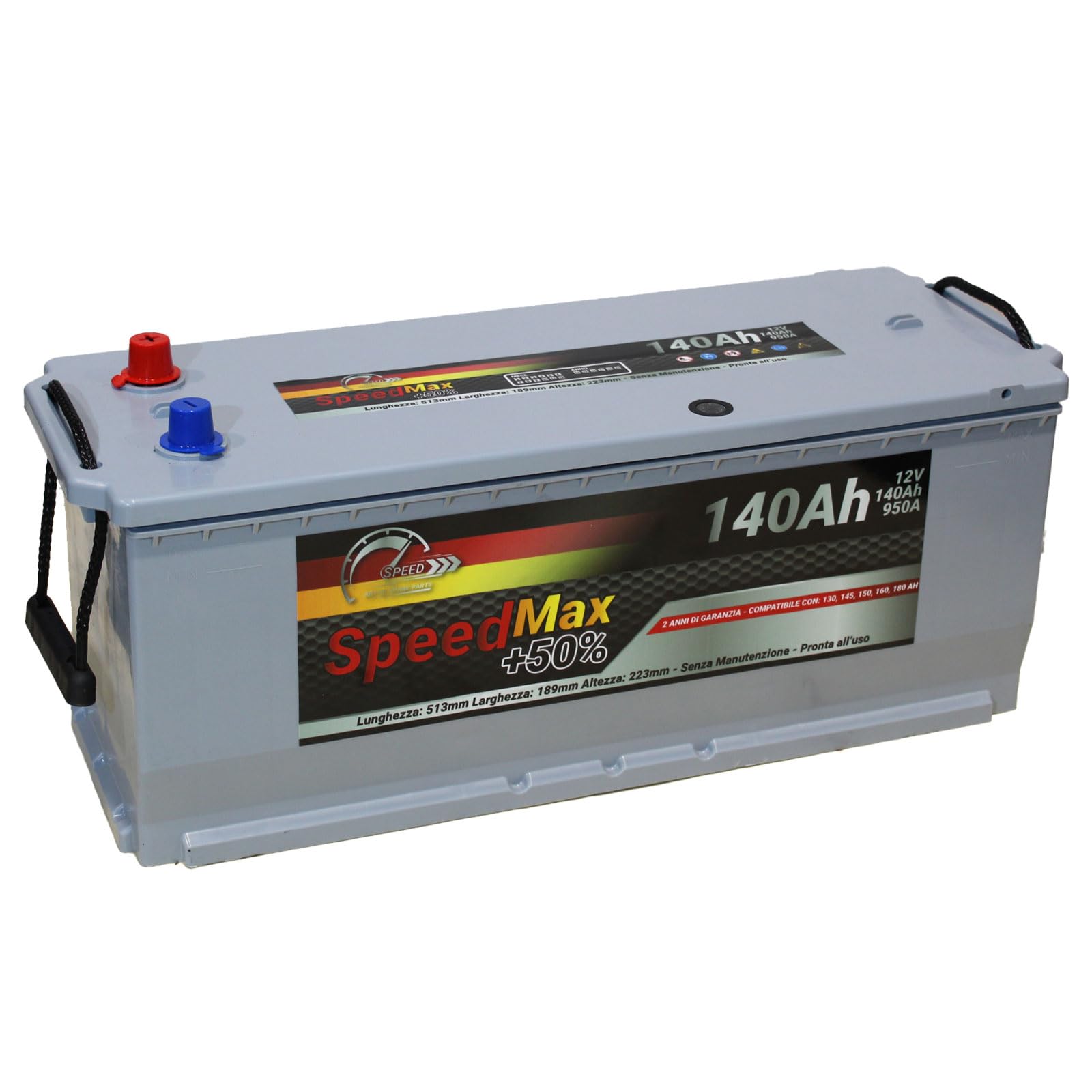 Batteria Autocarro Speed Max 140A 950A 12V - Ricambi auto SMC
