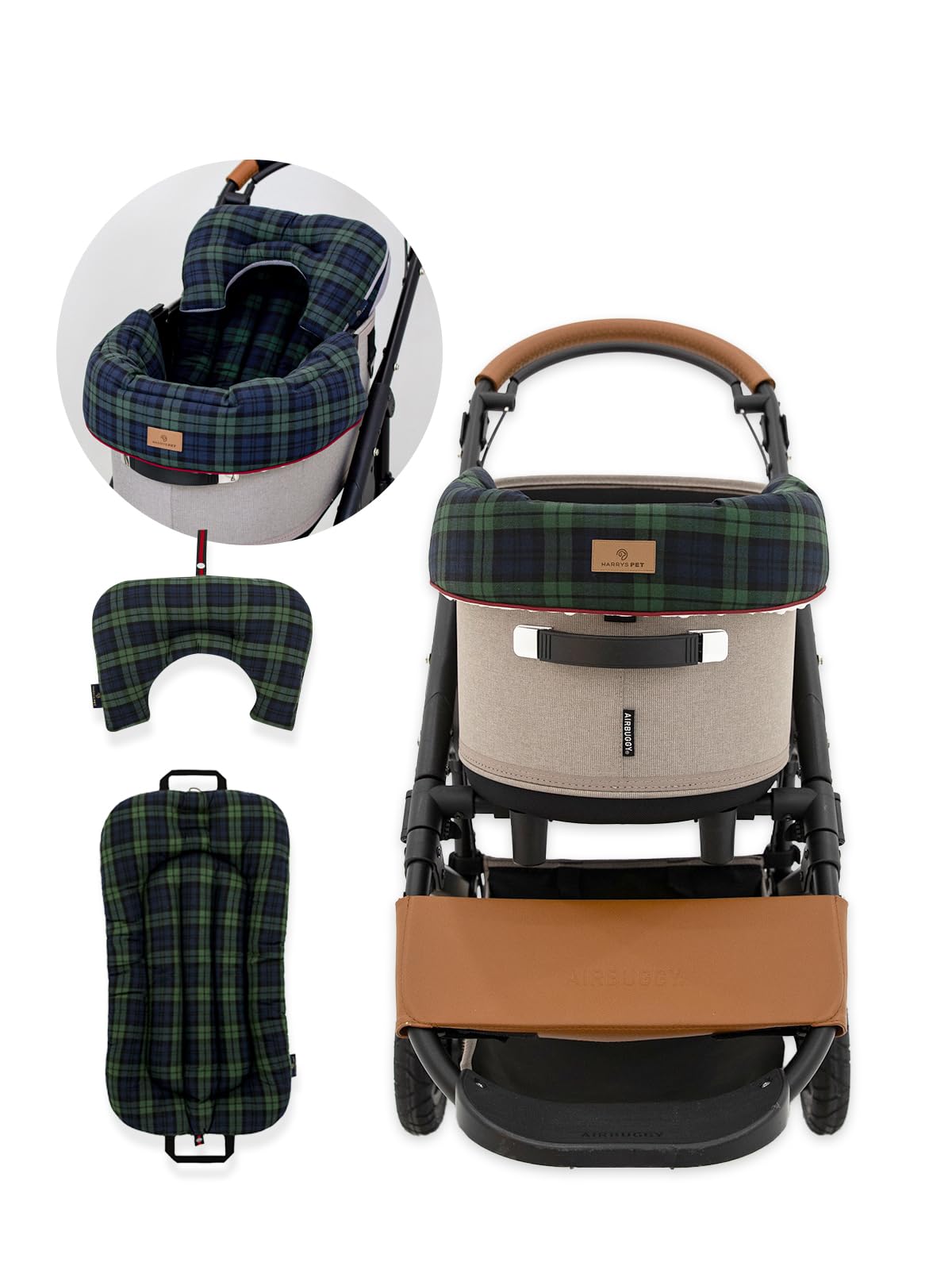 Amazon.co.jp: HARRYSPET ペットカートクッション [3点セット] Basic