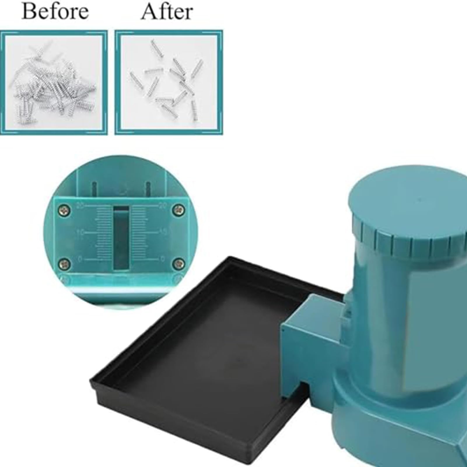 Herramienta separadora de resortes, máquina automática compacta de 30 W para resortes helicoidales, se adapta a 2-15 mm de diámetro y 2-30 mm de longitud, ideal para uso en taller o fábrica