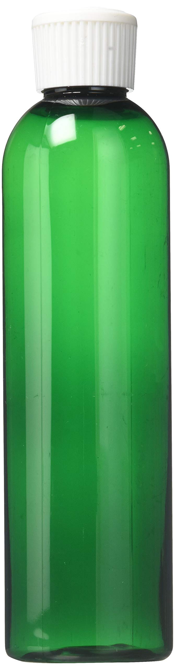 MoYo Natural Labs 8 oz Travel Bottles Turret Spout Empty Travel Containers Liquid Bottle with BPA Free PET Plastic Squeezable Toiletry/Cosmetic Bottles (Pack of 3, Green)