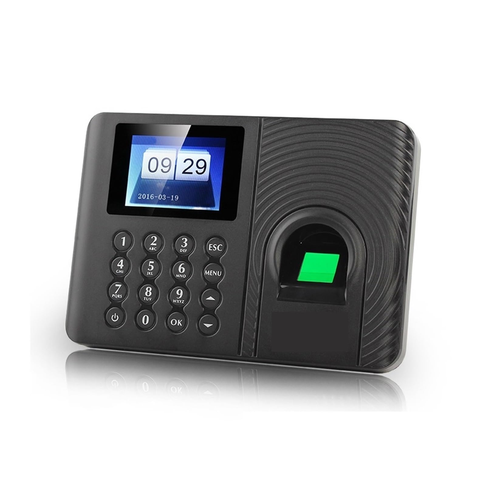 Orologio orario di lavoro, A10 Sistema biometrico di Registrazione del Tempo di Lavoro Dito Registratore Dispositivo di Riconoscimento Elettronico dei Lavoratori per Piccole Imprese (Portuguese)