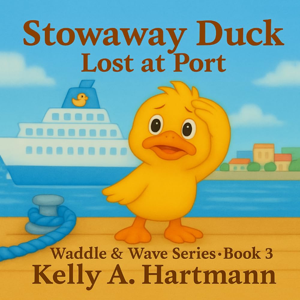 Stowaway Duck: Lost at Port (Waddle & Wave Series: Book 3) (The Duckling Adventures: Waddle & Wave Series)