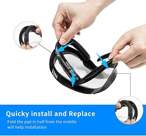 Miniatura 4 de Globular Cluster CPQ2 Cooling Pad Interface Kit for Metal Quest 2 - Keep Cool in VR - HotSweatStuffiness Fix