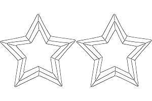 Star Shaped Wreath Frames, 15x15-in. (Pack of 2) - Your Shining Wreath Base