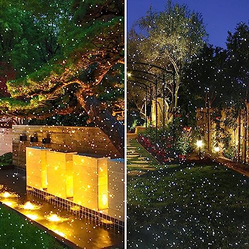 Firefly Garden Lights Star Projector Laser, IP65 Wodoodporny Landscape Spotlight, Dekoracje Światła sceniczne z pilotem, na wakacje, przyjęcie, ślub, dom ogrodowy