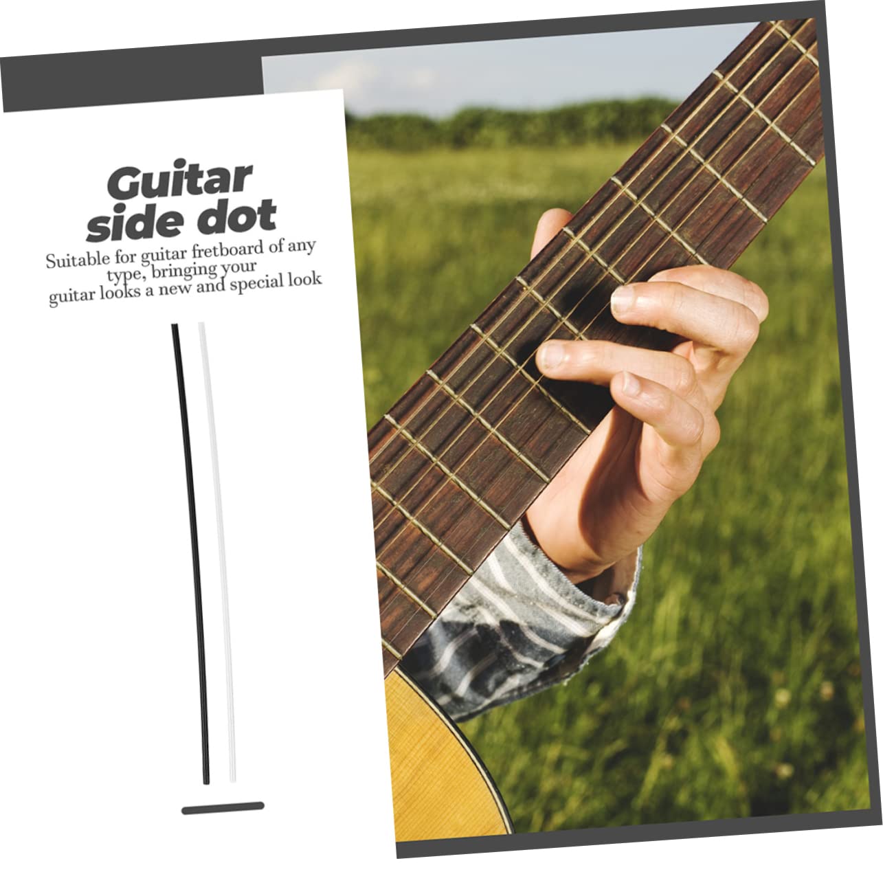 OFFSCH Guitar Accessories 60pcs Side Dot Inlay for Fretboard Guitar Bass Fingerboard Dots