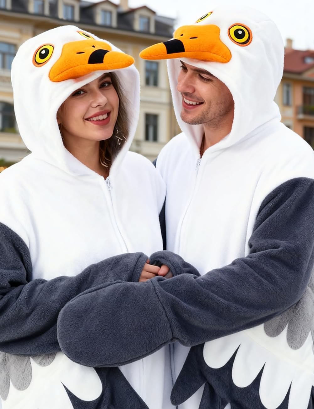 vavalad Adult Onesie Costume Halloween Christmas Cosplay Funny Costume Women Men - Image 4