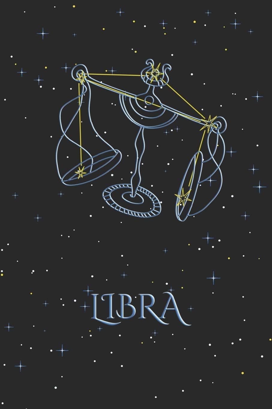 Zodiac Notebook - Libra: Horoscope Journal - 120 Pages, blanc lined, 6" x 9" - Astrology Notepad, Diary, Notes