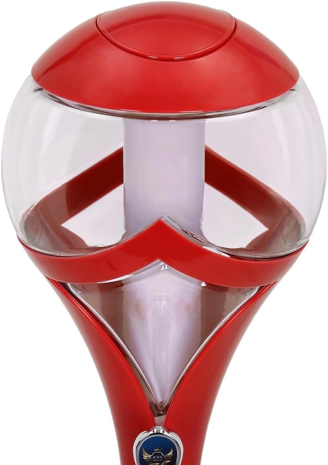Dispensador de Bebidas 3L, Jarra de Zumo y Cerveza para Fiestas, contenedor de Agua con Tubo de Hielo, Rojo, 7,67x20,08 Pulgadas