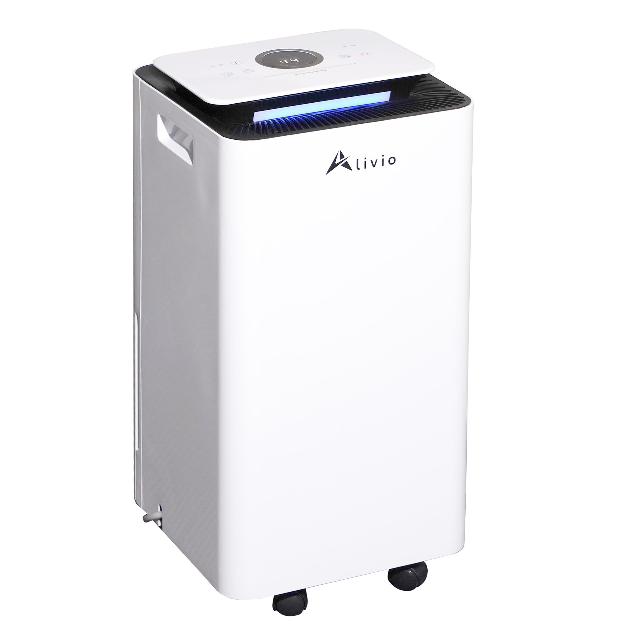 Alivio 10L/Day 200W Moisture Control Air Purifier Smart Dehumidifier with Auto-Off & 3-Speed Setting, Digital Display Quiet Technology for Basement, Bedroom, Home & Living Room