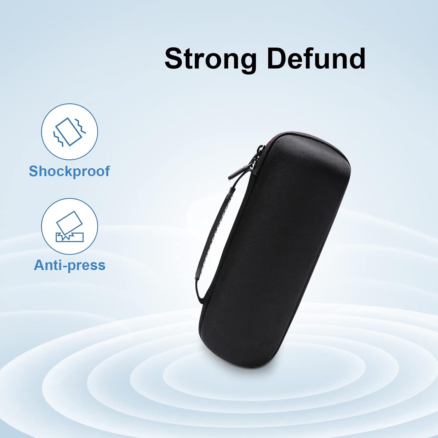 XANAD Travel Case for Bushnell Wingman GPS Portable Wireless Bluetooth Speaker - Carrying Organizer Storage Bag