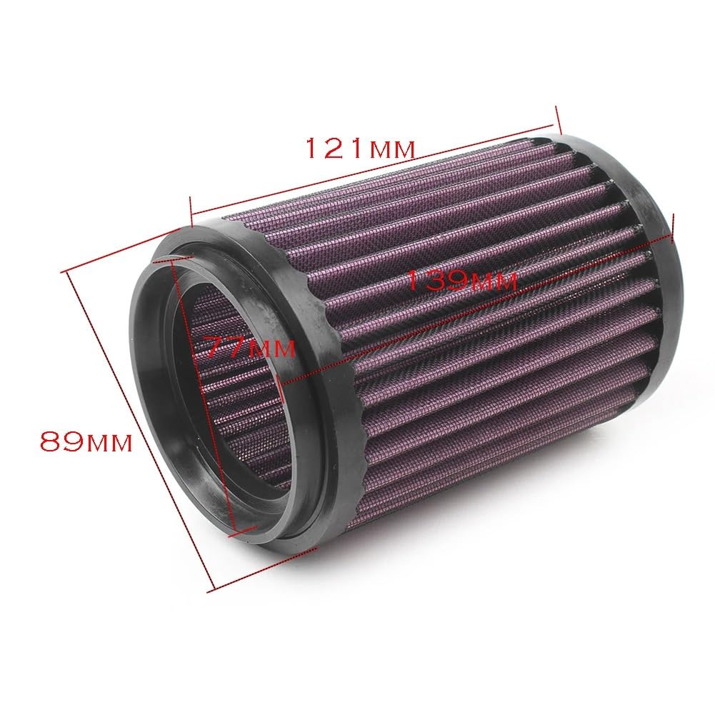 filtr wlotu powietrza motocykl Filtr powietrza silnika pasuje do Ducati Scrambler 400 pasuje do Monster 659 696 795 796 797 821 1100 1200 Hypermotard 939 950 SP(High Flow)