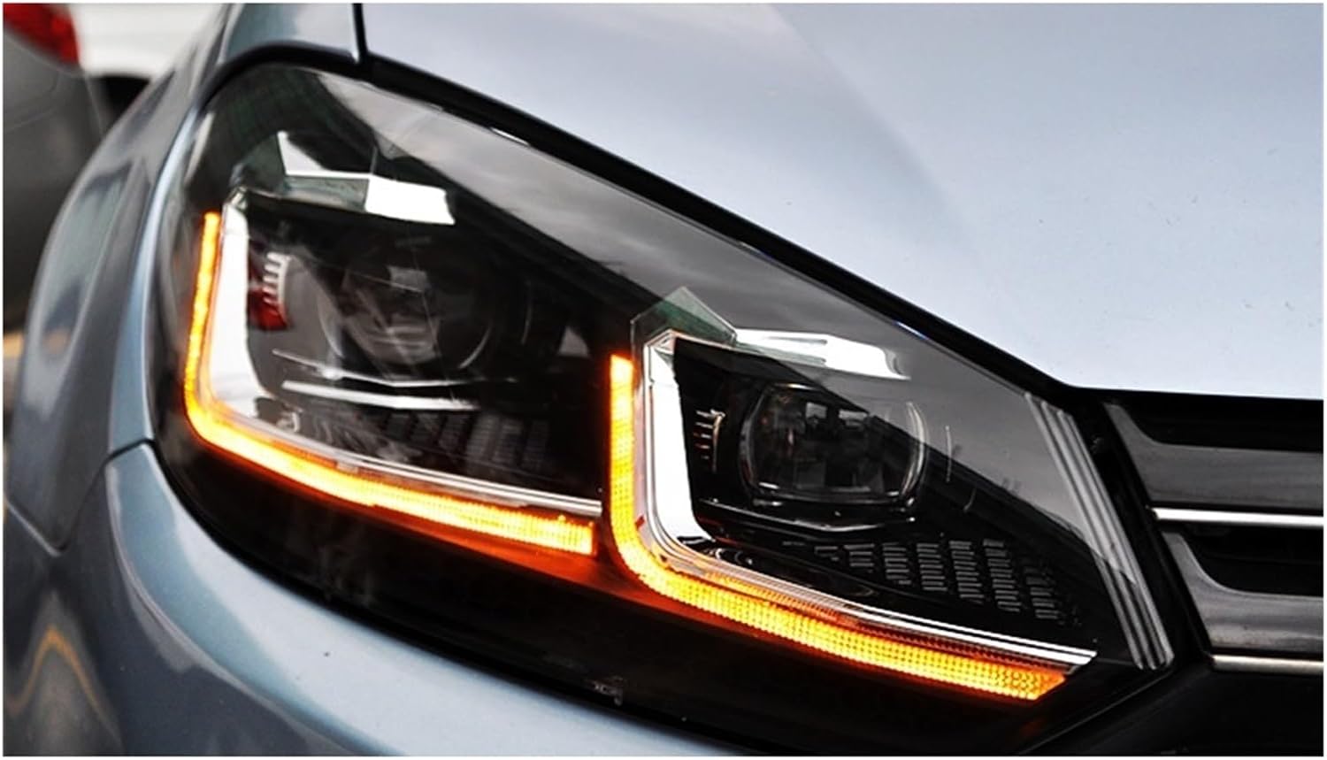 ゴルフ6 MK6 ヘッドライト 2009-2012 R20 GTI ヘッドランプ Drl プロジェクターレンズ 自動車アクセサリーに