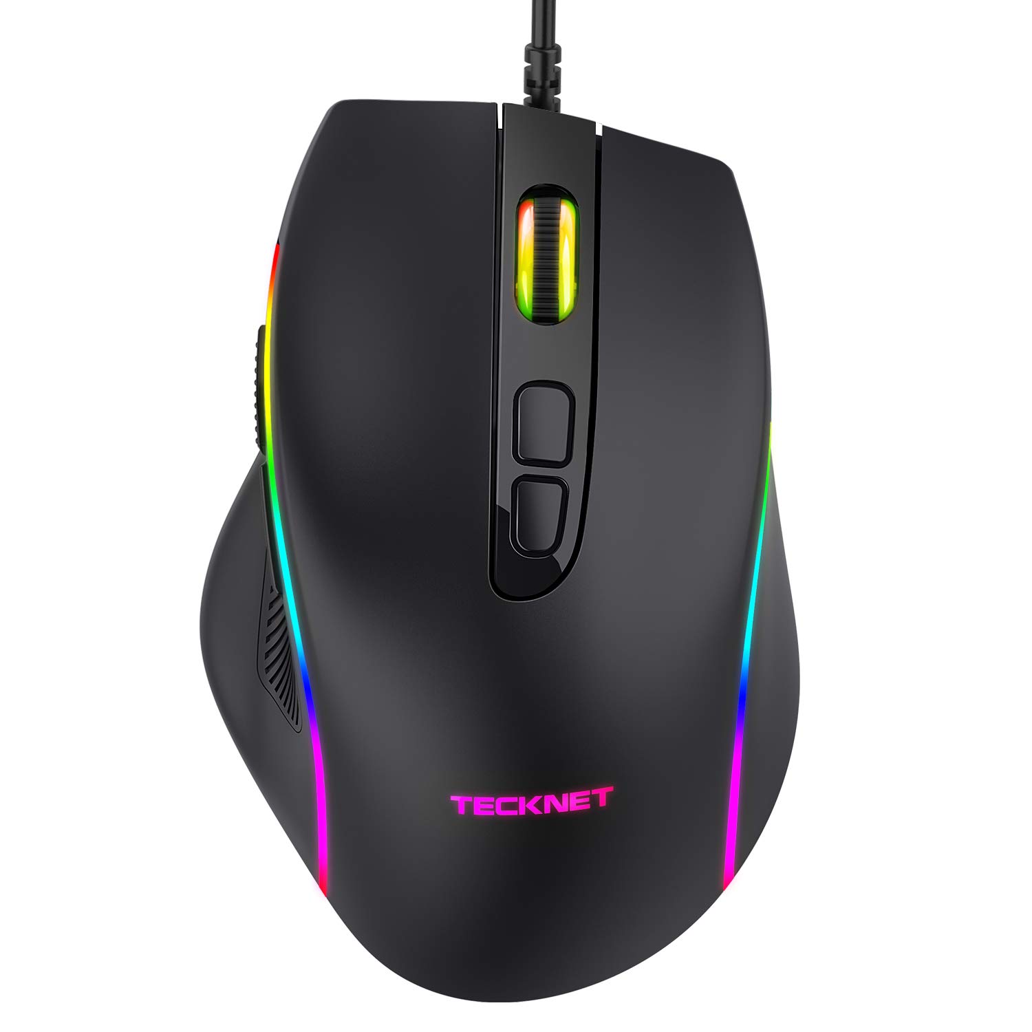 Wired Gaming Mouse, RGB Mouse with Breathing LED,Programmable