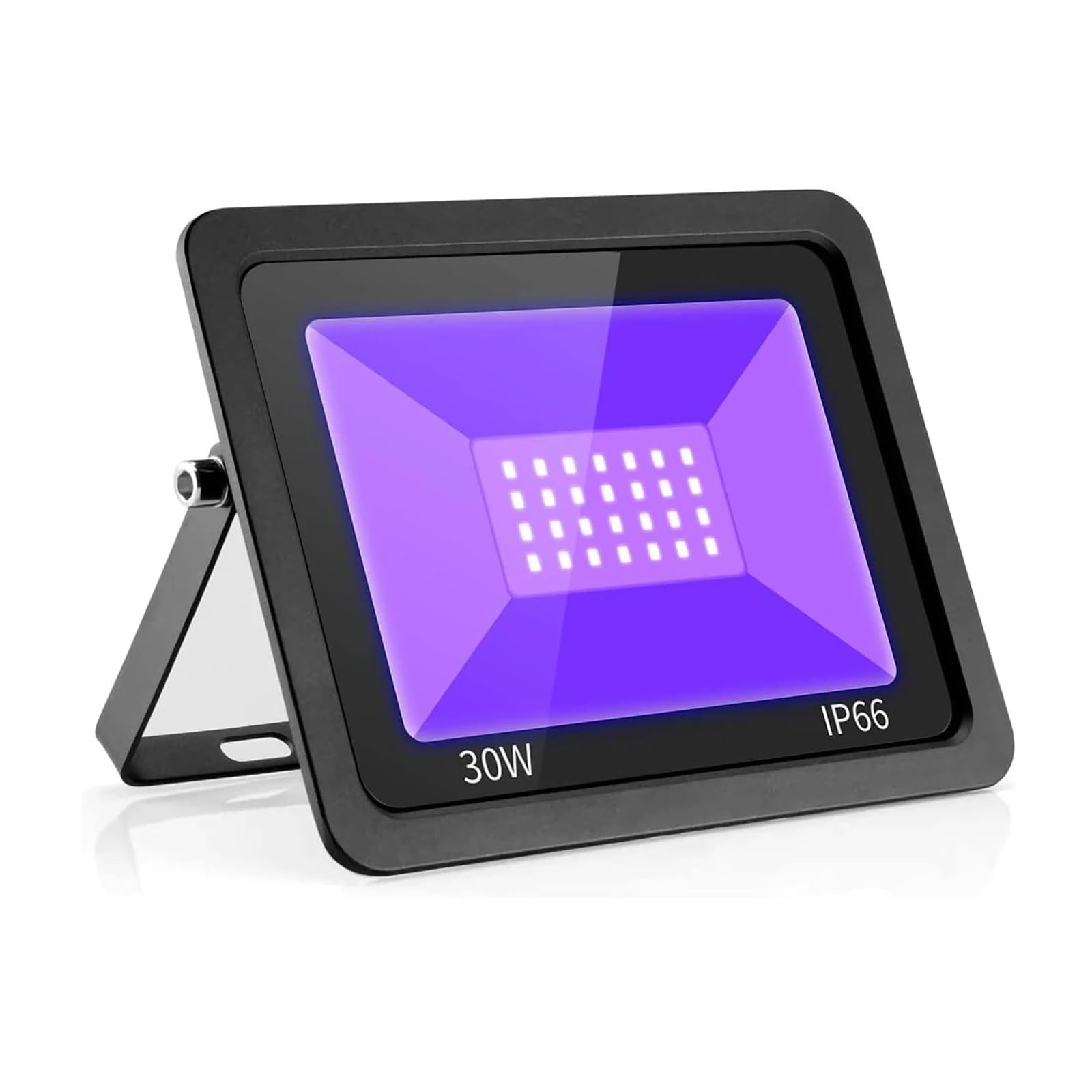 JOLIANE 30W LED UV Spotlight 395 nm UV Floodlight,Waterproof IP66 UV Spotlight Ultraviolet Light Effect with On/Off Switch for Party,DJ(50W)