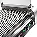Olde Midway Electric 30 Hot Dog 11 Roller Grill Cooker Machine with Cover 1400-Watt - Commercial Grade