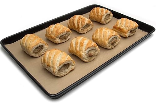 Miniatura 2 de Revestimientos antiadherentes reutilizables para la parte inferior de hornos de gas, eléctricos y microondas, funciona como tapete para hornear y