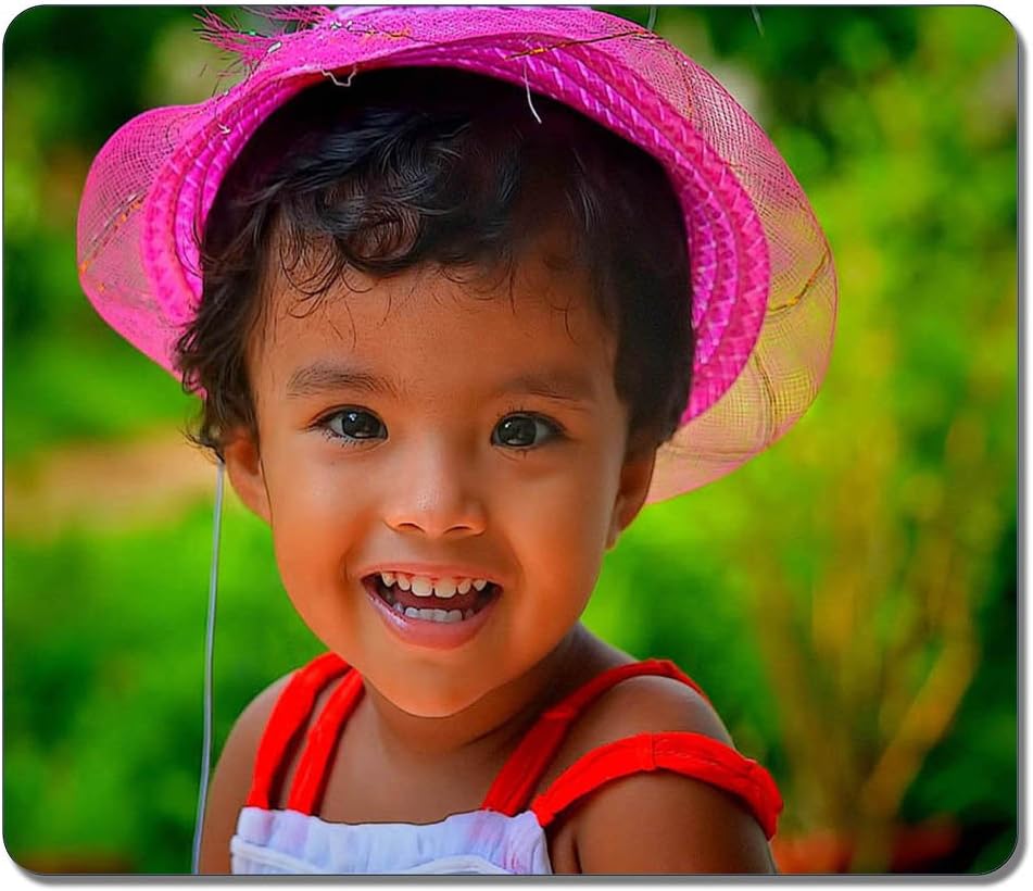 Large Mouse Mat 12.87x11.02x0.15 in Gaming Mouse Pad Personalized Cute Girl 7