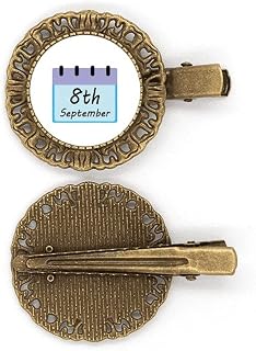 International Literacy Day Eliminate Discrimination Hairpin Headdress Brooch Hair Clip Barrette
