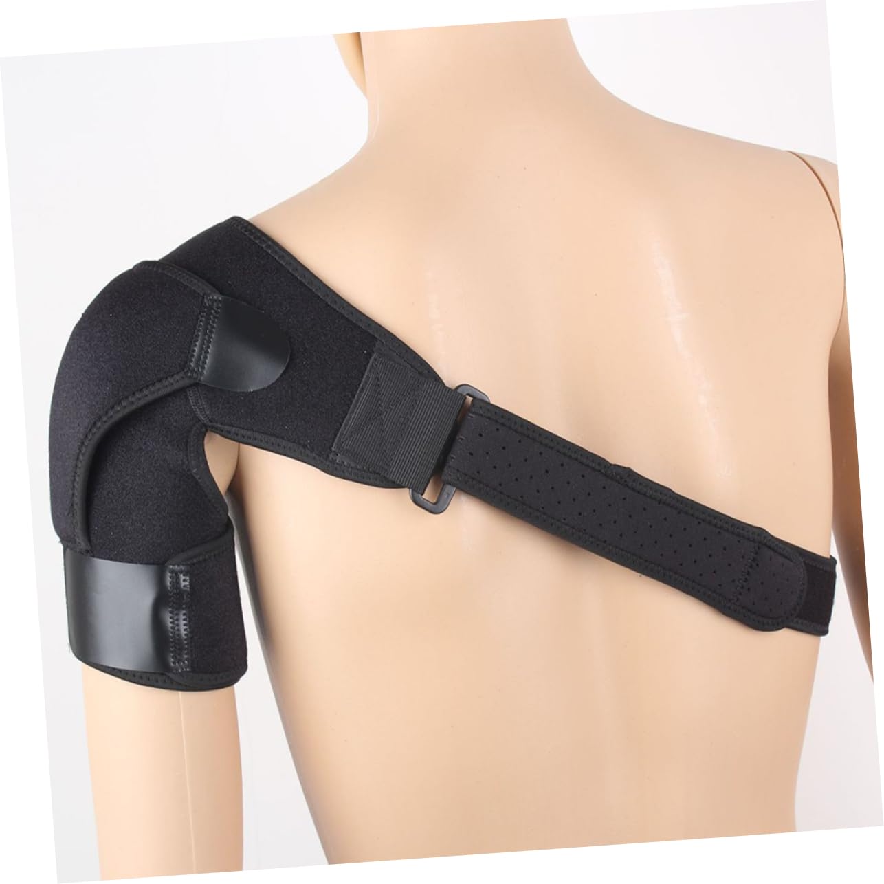 minkissy 1Pc Adjustable Sports Shoulder Protective Sponge Shoulder Pad for Men Women Comfortable Support for Relief Injury