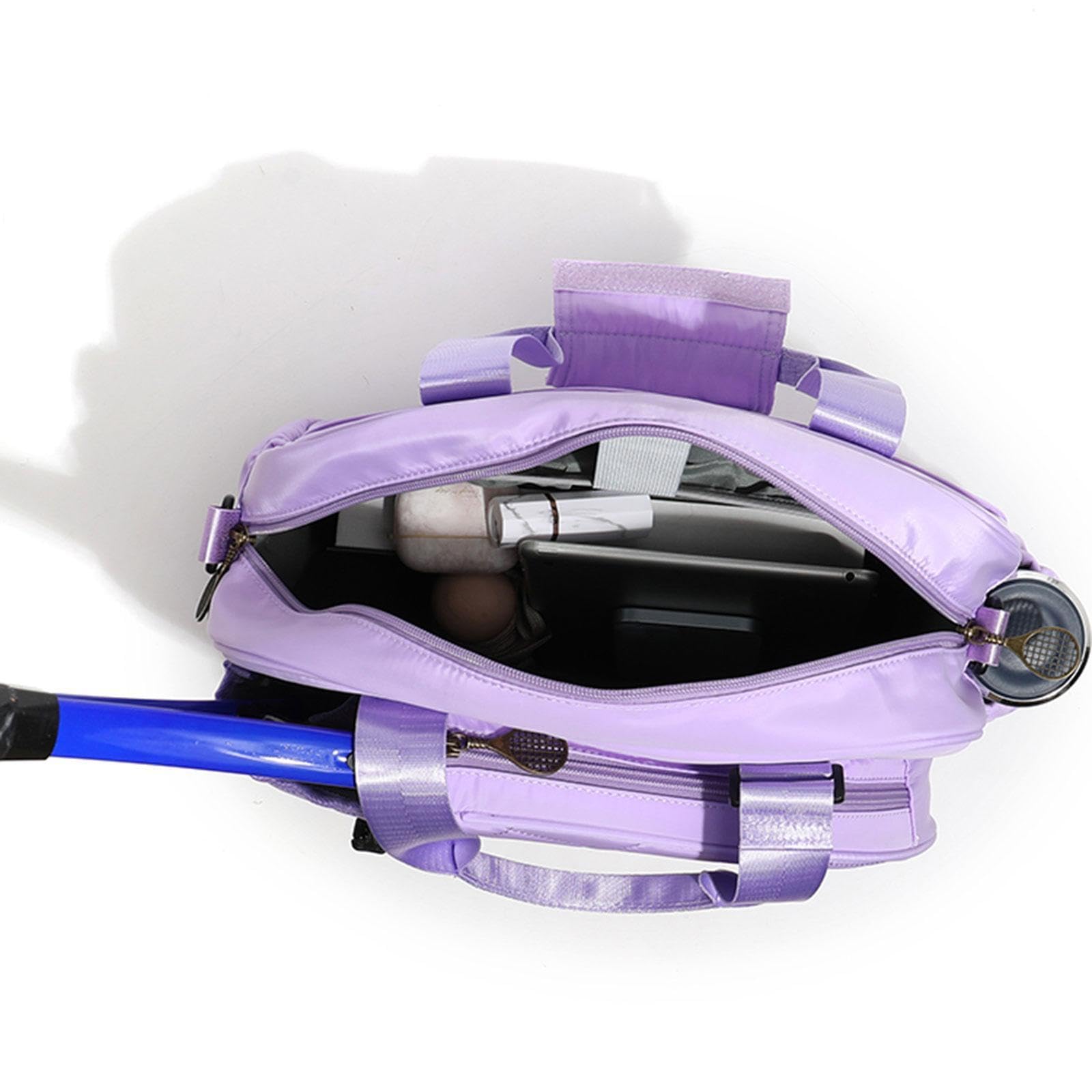 Borsa Sportiva da Badminton con capienti Racchette, Abbigliamento, Attrezzatura Fitness e Articoli Essenziali per Tutti i Giorni, Racchetta Multifunzionale per Yoga,