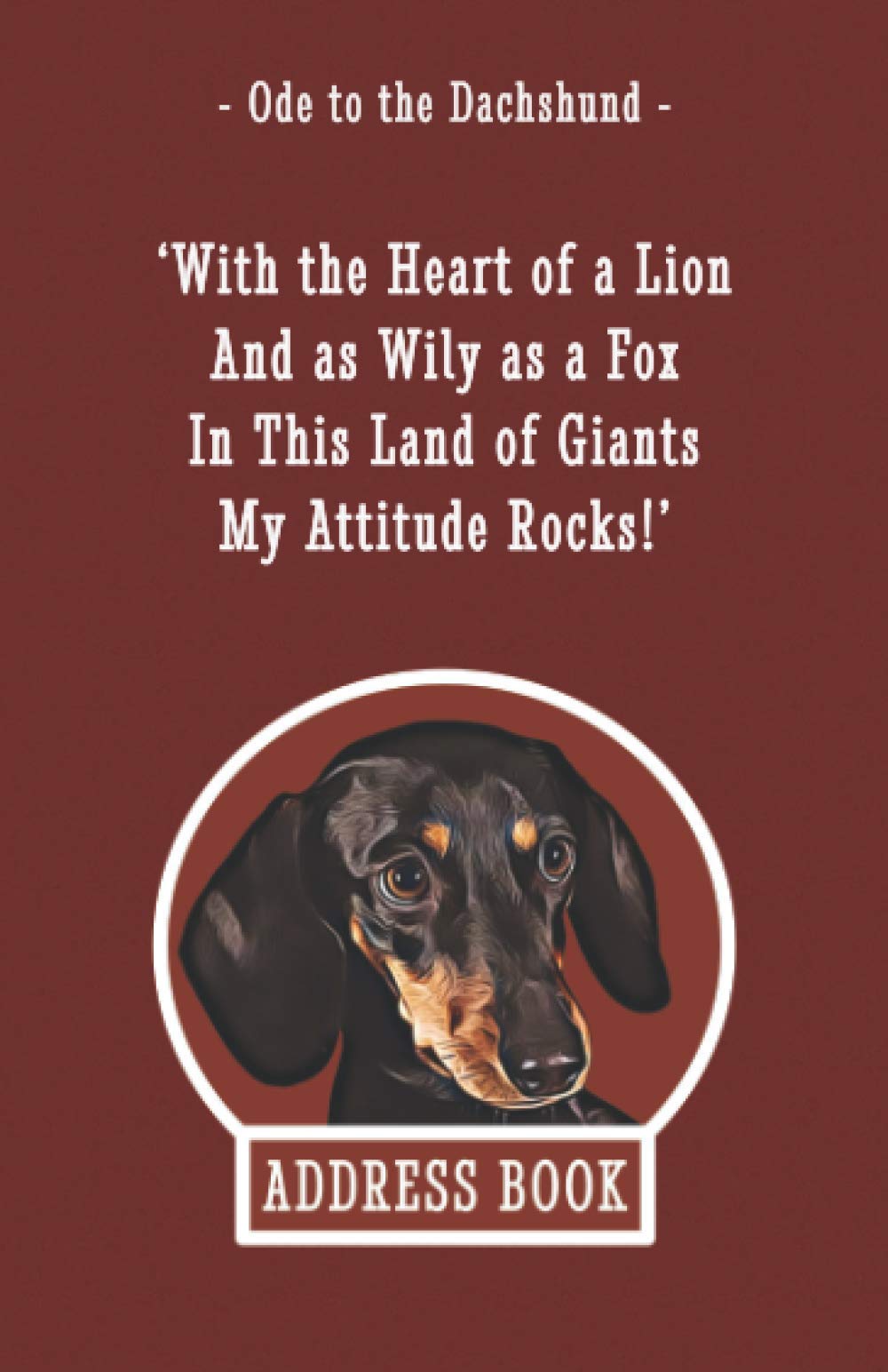 Dachshund Address Book: Sausage Dog Gift for Women and Men | Funny and Cute Present for Weiner Lovers