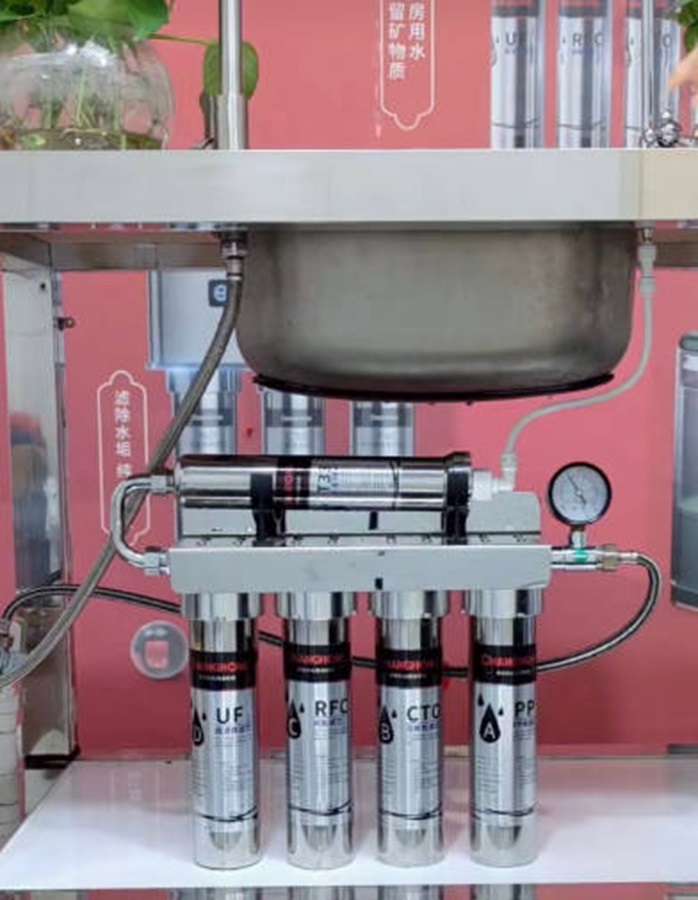 Miniatura 8 de PaniFlow - Sistema de filtro de agua, filtro de agua de ósmosis inversa de 5 etapas para fregadero, filtro de agua pur, 90 lh, purificador de agua