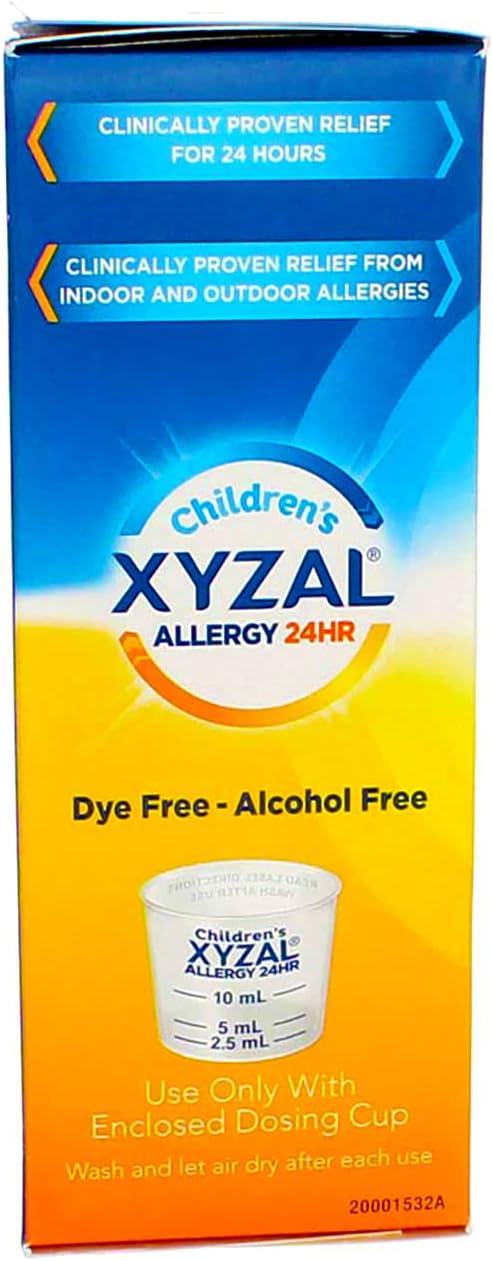 XyzalChildren's 24 Hour Allergy Relief Tutti Frutti Liquid Syrup - 5 oz, Pack of 2