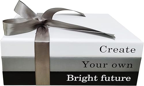 Miniatura 7 de Libros decorativos con páginas en blanco en el interior para decoración de mesa de café, decoración de estantes o decoración de mesa, pila de libros